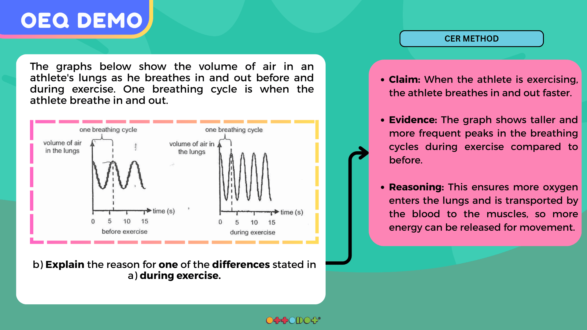 Science CER practice example