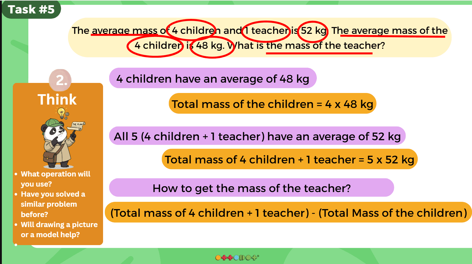 STAR framework Math practice example