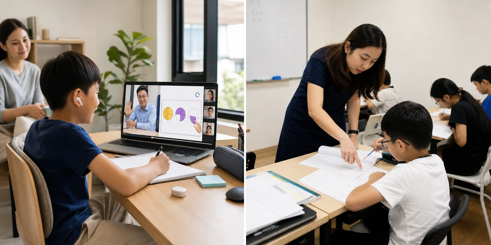 Online Tuition vs Physical Tuition: Primary School cover image